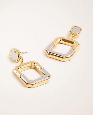 Ann Taylor Mixed Metal Link Earrings