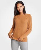 Ann Taylor Ribbed Crew Neck Sweater