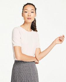 Ann Taylor Short Sleeve Sweater Tee