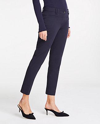Ann Taylor The Curvy Cotton Crop Pant