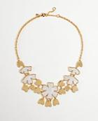 Ann Taylor Gingko Flower Statement Necklace
