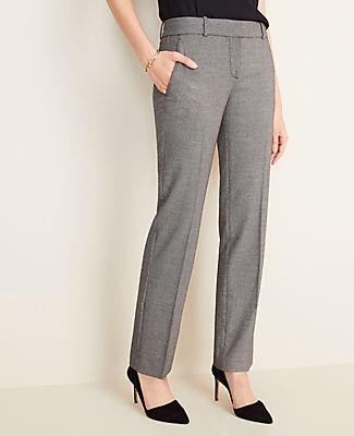 Ann Taylor The Straight Pant In Birdseye
