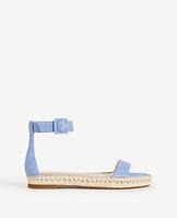 Ann Taylor Veka Suede Espadrille Sandals