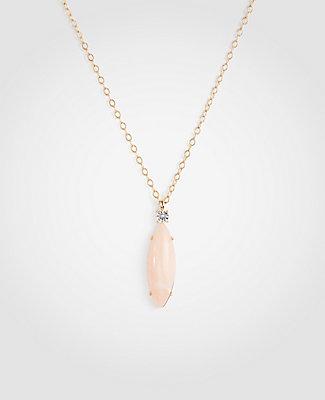 Ann Taylor Teardrop Stone Pendant