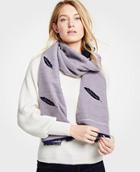 Ann Taylor Reversible Feather Scarf