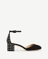 Ann Taylor Haley Pearlized Suede Pumps