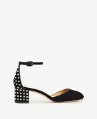 Ann Taylor Haley Pearlized Suede Pumps