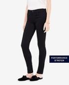 Ann Taylor Modern All Day Skinny Jeans In Jet Black