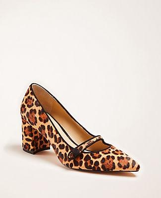Ann Taylor Essie Haircalf Mary Jane Pumps