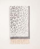 Ann Taylor Leopard Print Blanket Scarf