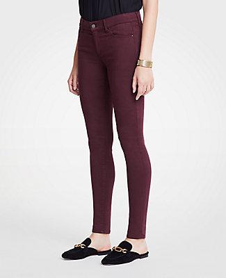 Ann Taylor Curvy Skinny Jeans In Sateen