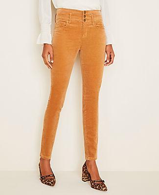 Ann Taylor High Rise 5-pocket Velvet Pants