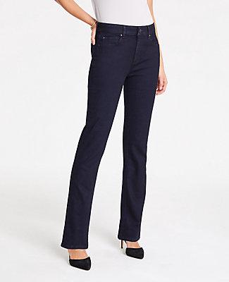 Ann Taylor Straight Leg Jeans In Evening Sea Wash