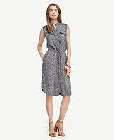 Ann Taylor Dash Drawstring Shirtdress