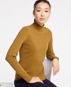 Ann Taylor Shoulder Button Turtleneck Sweater