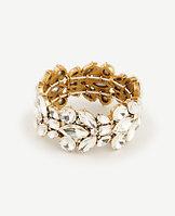 Ann Taylor Crystal Burst Stretch Bracelet