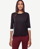Ann Taylor Cuffed Topper