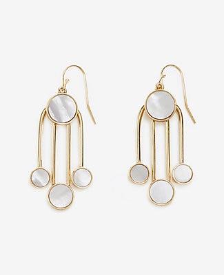 Ann Taylor Circle Stone Earrings