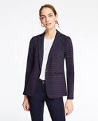 Ann Taylor The Striped Knit Blazer