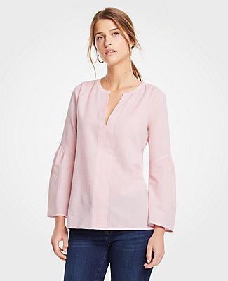 Ann Taylor Seersucker Tunic