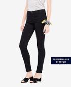 Ann Taylor Curvy All Day Skinny Jeans In Jet Black