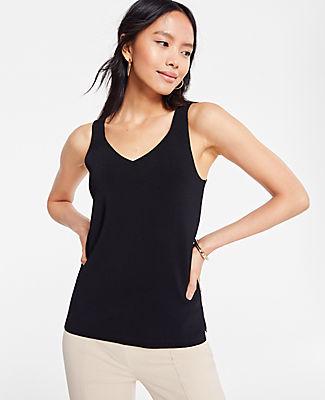Ann Taylor V-neck Sweater Shell