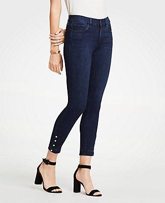 Ann Taylor Modern Pearlized All Day Skinny Jeans