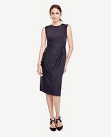 Ann Taylor Pinstripe Sheath Dress
