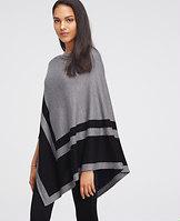 Ann Taylor Colorblock Luxe Poncho
