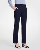Ann Taylor The Straight Pant In Seasonless Stretch - Curvy Fit