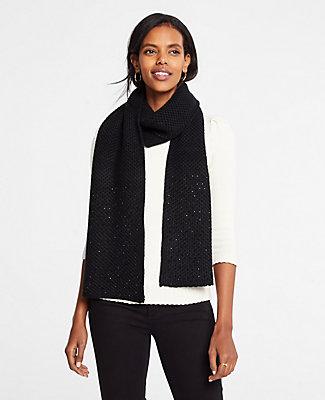 Ann Taylor Embellished Blanket Scarf