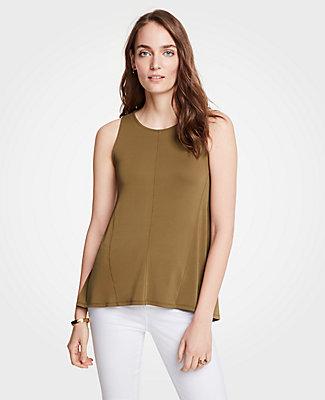 Ann Taylor Seamed Swing Shell