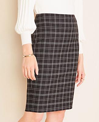 Ann Taylor The Pencil Skirt In Plaid