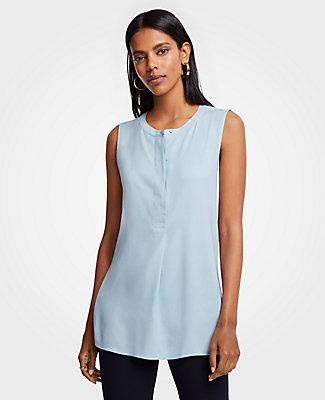 Ann Taylor Henley Sleeveless Tunic