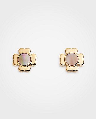 Ann Taylor Clover Flower Earrings