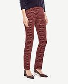 Ann Taylor Devin Scalloped Jacquard Everyday Ankle Pants