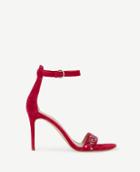 Ann Taylor Aviva Suede Stone Pumps