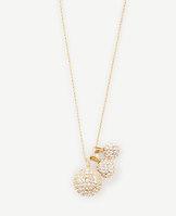 Ann Taylor Pave Sphere Pendant