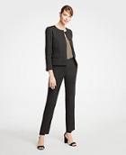 Ann Taylor The Ankle Pant In Dobby - Curvy Fit