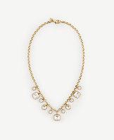Ann Taylor Mixed Jewel Necklace
