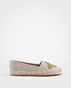 Ann Taylor Izzie Lemon Stone Espadrilles