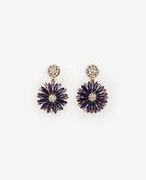 Ann Taylor Flower Drop Earrings