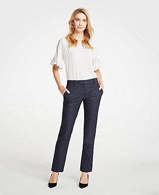 Ann Taylor The Ankle Pant In Mini Check