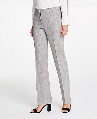 Ann Taylor The Straight Leg Pant In Herringbone