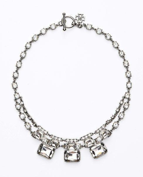  Ann Taylor Crystal Statement Necklace