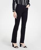 Ann Taylor Curvy Performance Stretch Boot Cut Jeans In Jet Black Wash