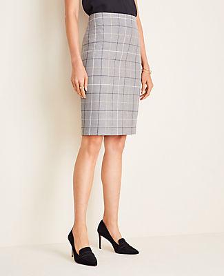 Ann Taylor The Pencil Skirt In Windowpane