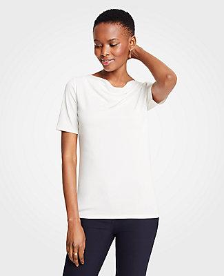 Ann Taylor Cowl Neck Top