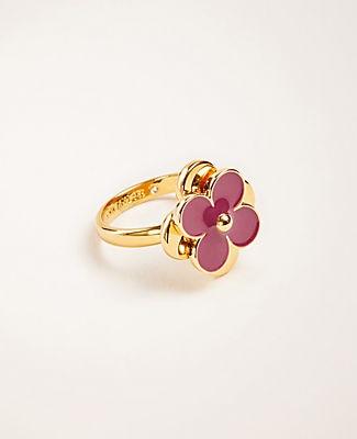 Ann Taylor Resin Flower Ring