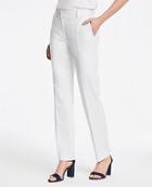 Ann Taylor The Straight Pant In Pinstripe - Curvy Fit